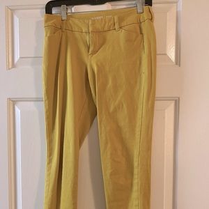 Mustard colored trousers